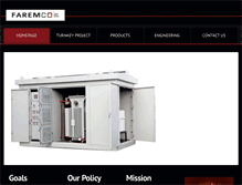 Tablet Screenshot of faremco-int.com